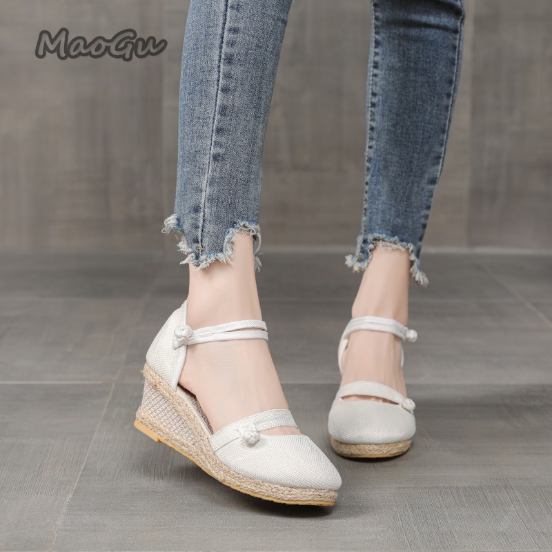 Women's Linen Espadrille Wedge - Espadrille Sandal Women recension och pris