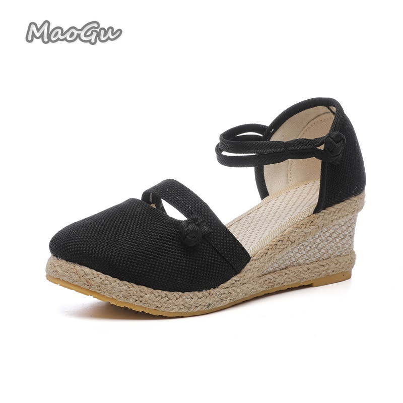 Women's Linen Espadrille Wedge - Espadrille Sandal Women recension och pris