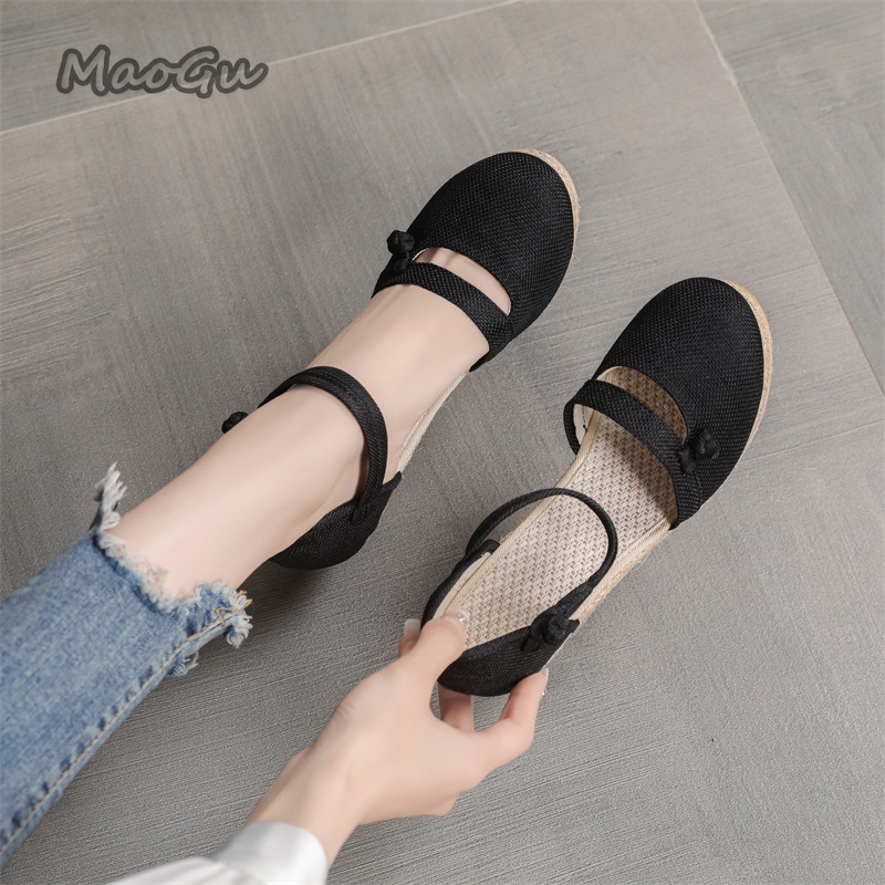 Women's Linen Espadrille Wedge - Espadrille Sandal Women recension och pris