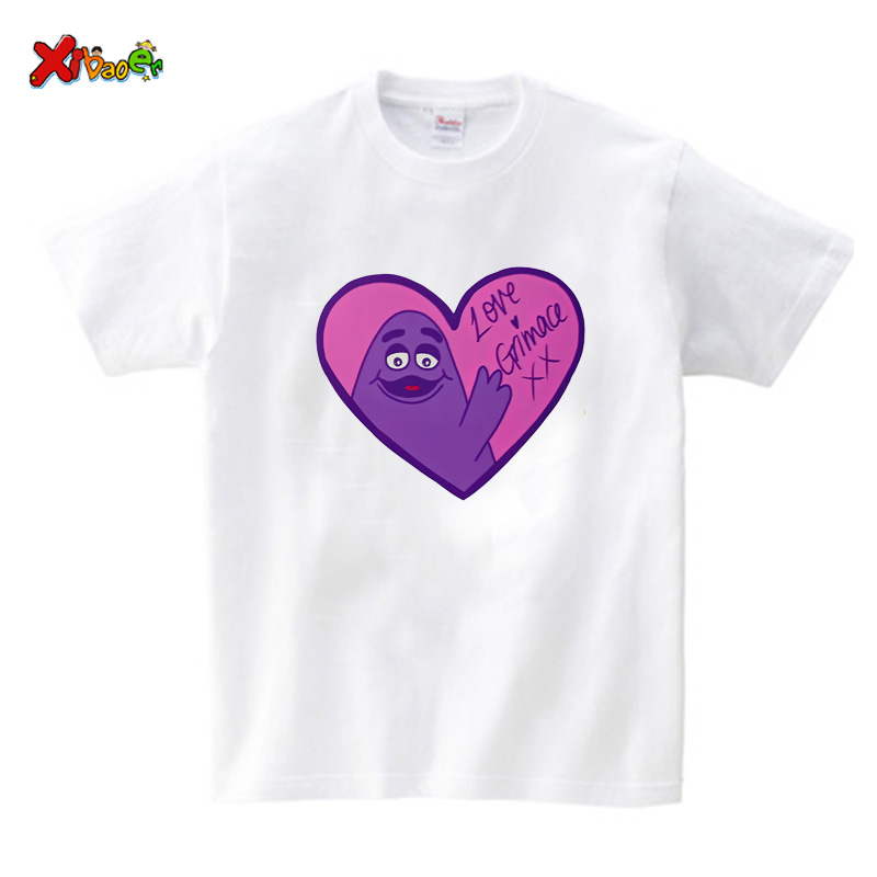 Party T Shirt GRIMACE Birthday - Summer Clothing Images recension och pris