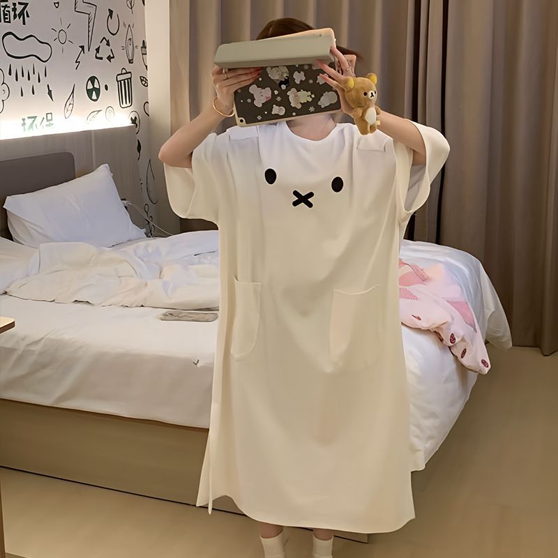 Kawaii Miffy Sleeping Dress Cu - Summer Away Clothing recension och pris