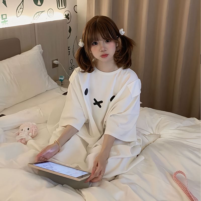 Kawaii Miffy Sleeping Dress Cu - Summer Away Clothing recension och pris