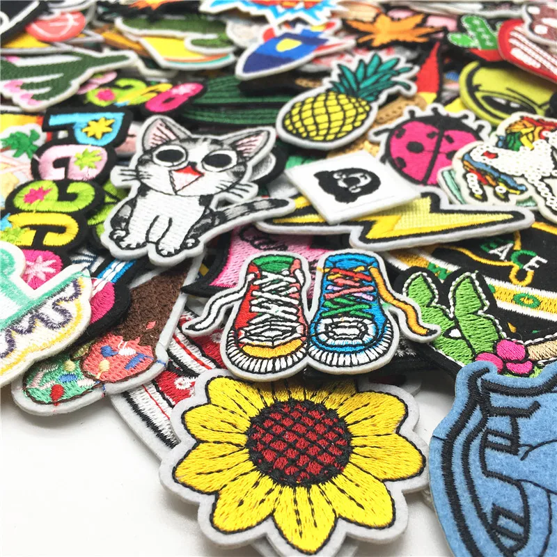 30PCS/lot Embroidery Patches M - Summer Clothing Pictures recension och pris