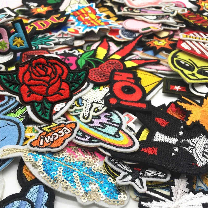 30PCS/lot Embroidery Patches M - Summer Clothing Pictures recension och pris